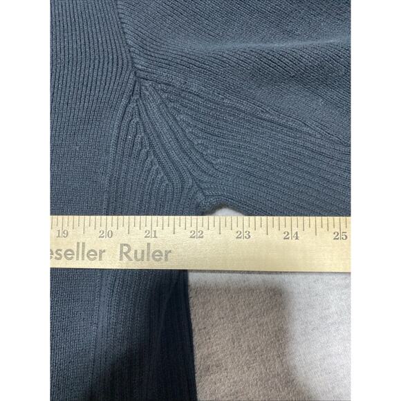 Banana Republic Sweater Mens Extra Large Black Classic Preppy Knit Vintage - Picture 8 of 8